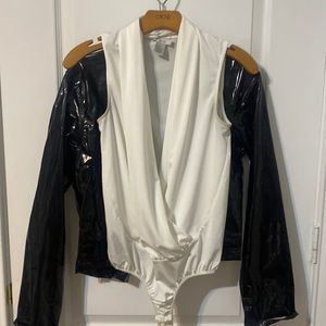 Cache white bodysuit sm